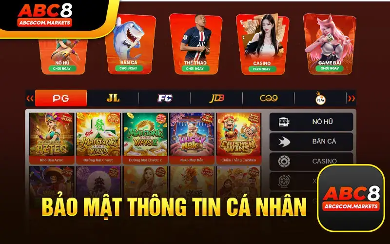 Bảo Mật Tuyệt Đối Thông Tin Cá Nhân Của Hội Viên