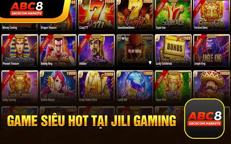 Các Siêu Phẩm Hot Nhất Tại Jili Gamming Slot