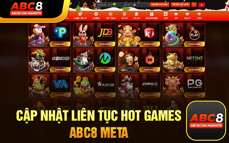 Cập Nhật Liên Tục Các Hot Game ABC8 Meta