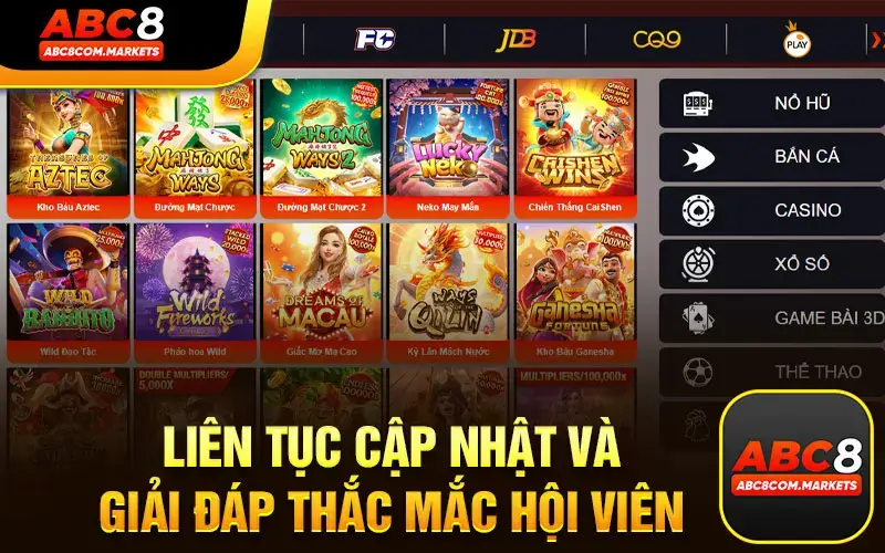 Liên Tục Cập Nhật Và Giải Đáp Các Thắc Mắc Của Người Chơi