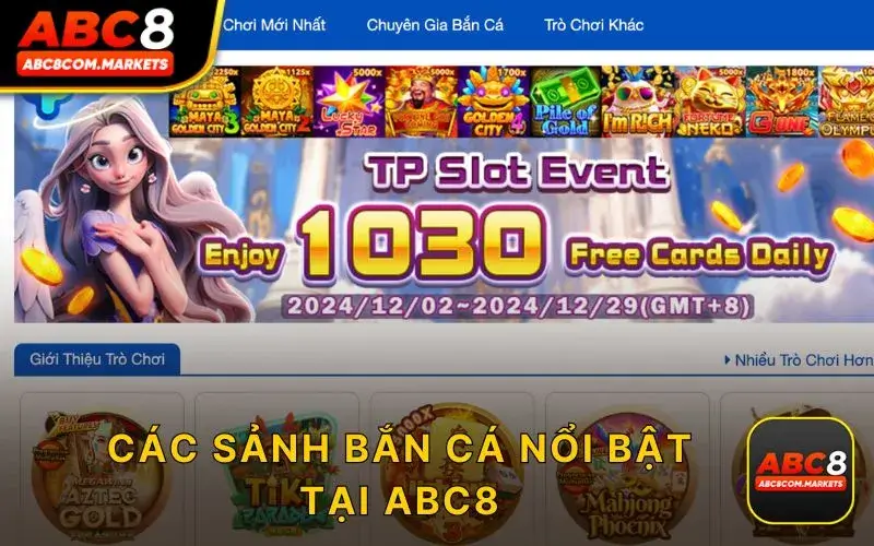 Lobby Bắn Cá Chuyên Nghiệp Tại ABC8 Fishing