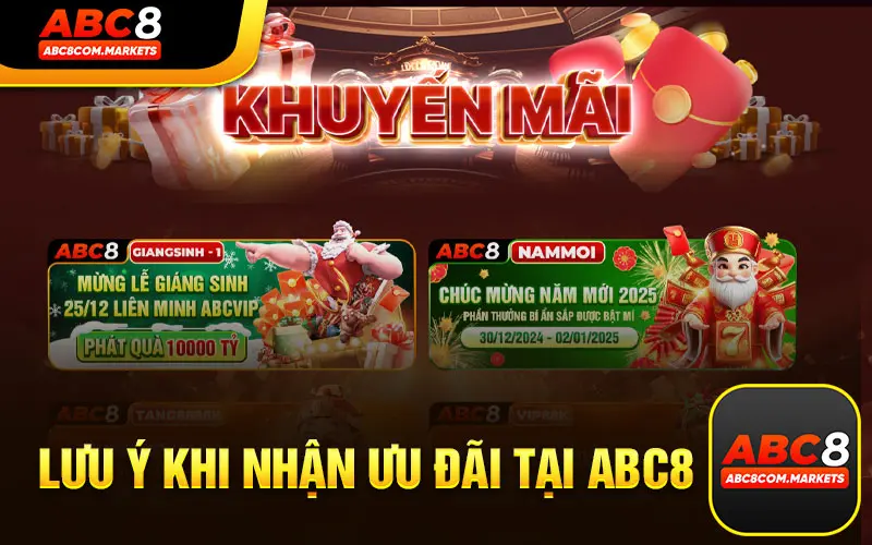 Các Lưu Ý Khi Nhận Ưu Đãi Từ Nhà Cái ABC8