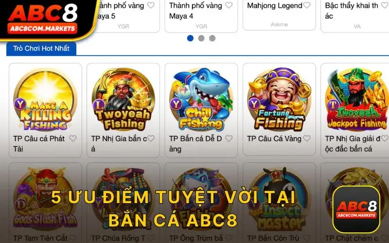 Ưu Điểm Và Chất Riêng Của Sảnh Game Bắn Cá Tại ABC8 Casino