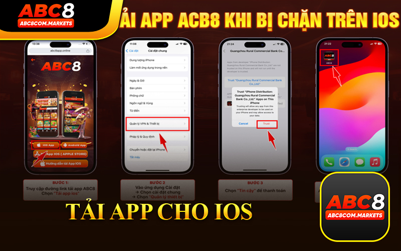 Chi tiết tải app ABC8 ngay trên iPhone/ Ipad