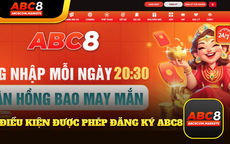 Điều kiện được phép đăng ký ABC8